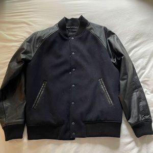 Uniqlo Black Varsity Jacket